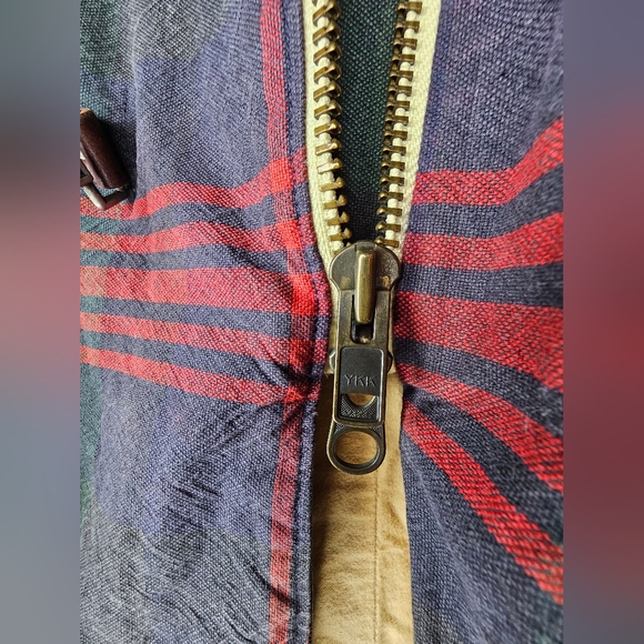 Polo Ralph Lauren Tartan Canvas Fireman’s Clasp Chore Coat Large - Picture 4 of 12